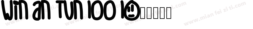 win an tun1001字体转换
